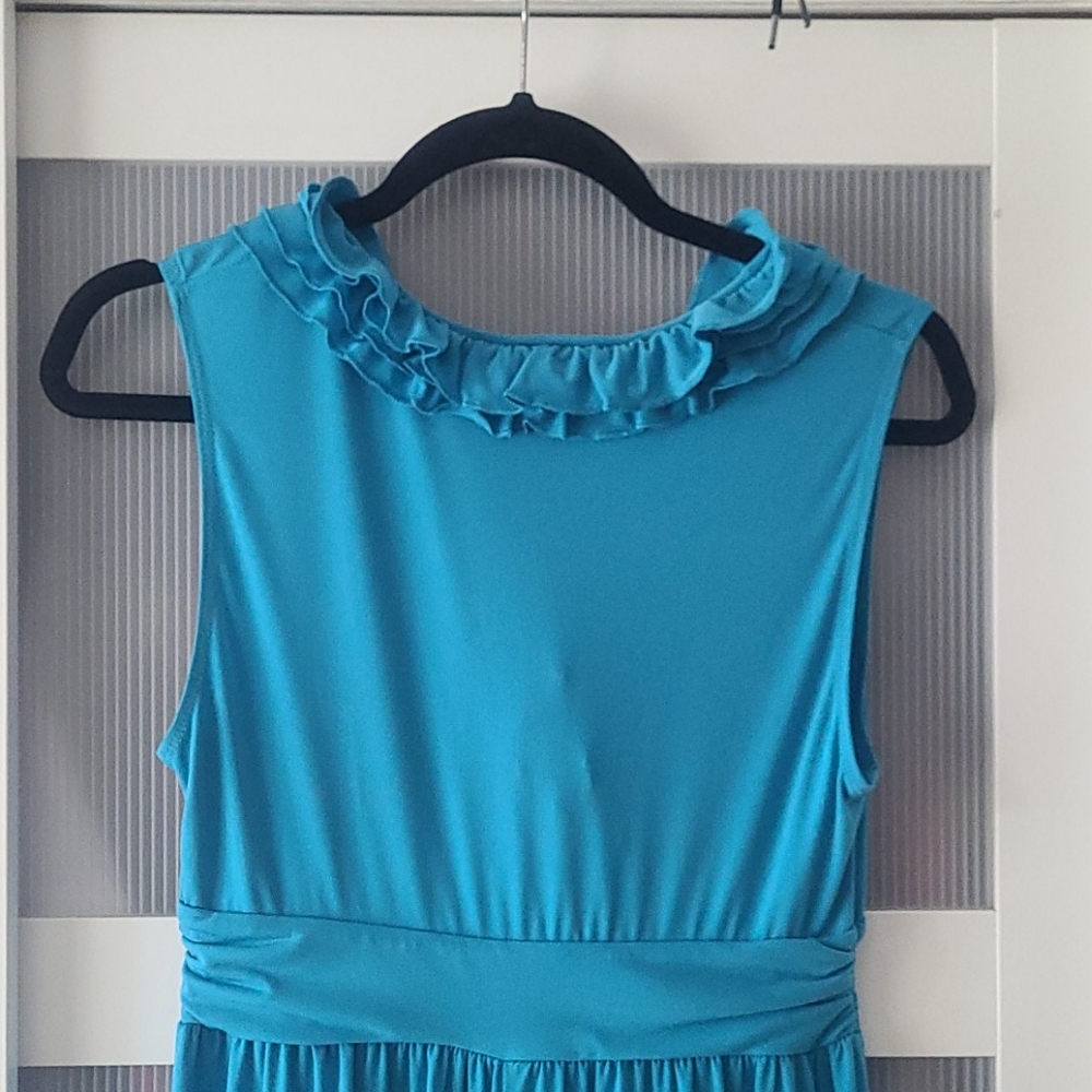 Merona Ruffle Neck Maxi Dress - Picture 3 of 3